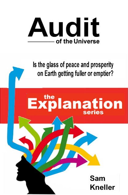 Audit of the Universe. A mock up of the front cover of the second book of The Explanation series.