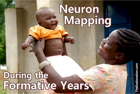  It’s as if each person can have a hand in “drawing” the mapping of neurons during the formative years of a child’s life, when the child's brain acquires knowledge and develops neuronal connections.