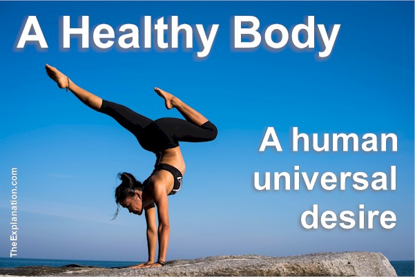 A healthy body - A legitimate human universal desire. How can we best achieve that goal?