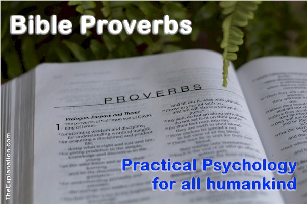 Bible Proverbs, the Guiding Rules for Life in the 21st Century