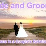 Bride and groom, a milestone in the relationship of a couple. It follows courtship and precedes marriage. It's a celebration.