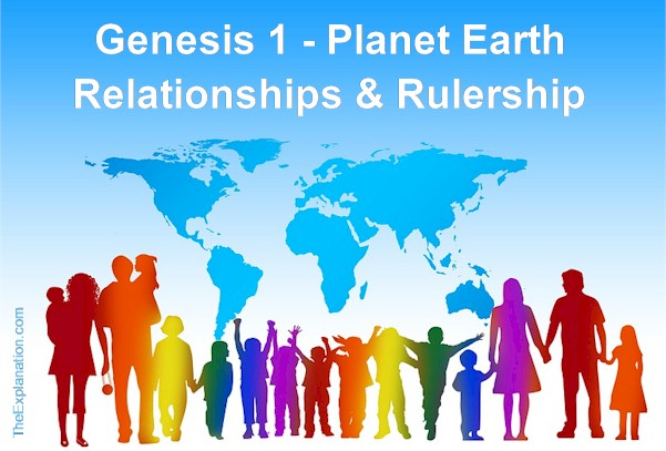 Genesis 1 is all about planet Earth, human relationships and the rulership of our environment.