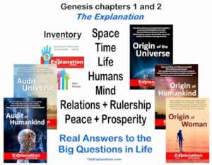 Genesis chapters 1 and 2. An overview of the perfectly assembled puzzle with The Explanation