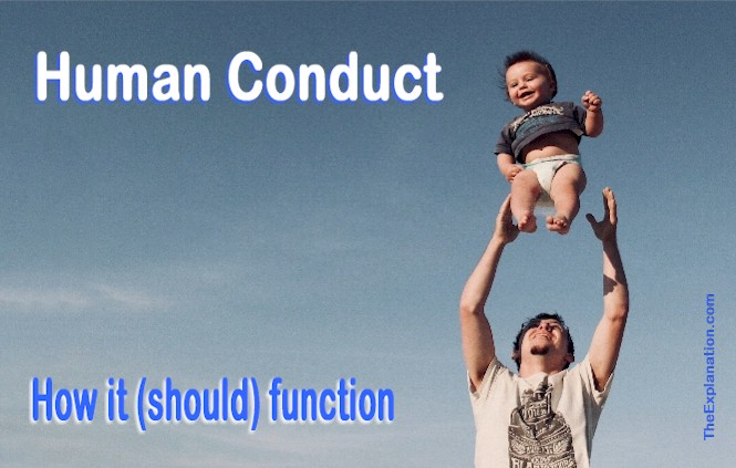 Human conduct. How humans should function.