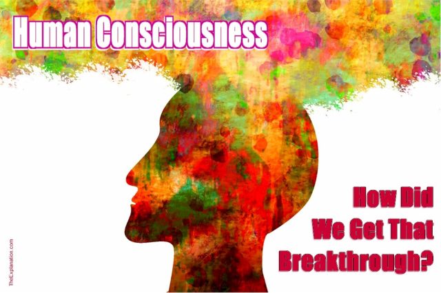 Human consciousness, how did we get that breakthrough?