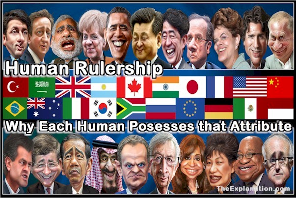 Human rulership. Here's why each human being possesses this attribute.