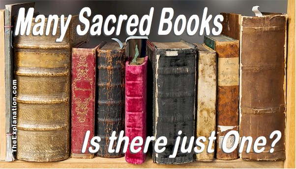 Sacred Books. How are we going to decide which is the ONE--if there is one--to plunge into for answers?
