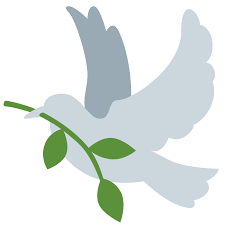 dove and fig leaves = peace