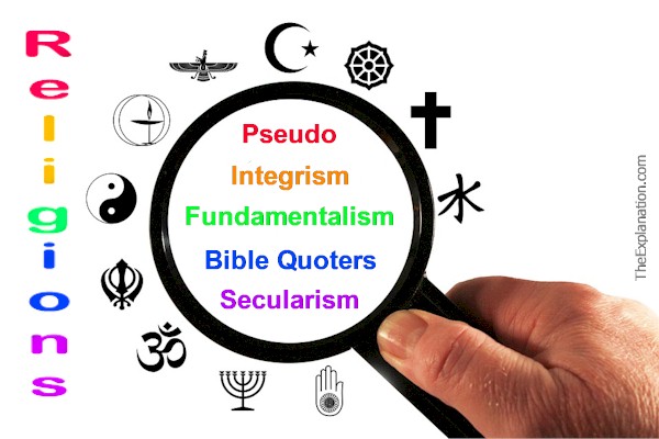 Religions, All Types: Bible Quoters, Pseudo, Secular