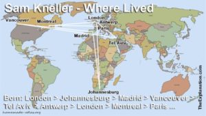 Sam Kneller has lived in numerous cities, in various countries, on three continents.