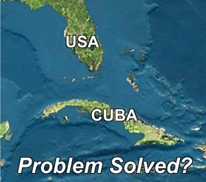 USA and Cuba sign historic agreement (December 2014). I realize this is just the beginning but is the problem solved?
